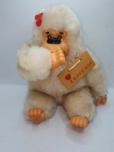 Vintage Russ Berrie Plush GONGA "I Love You" Thumb Sucking Gorilla 9" - Picture 1 of 7