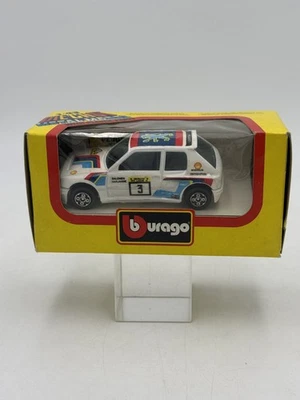 DIE CAST 1/43 " PEUGEOT 205 TURBO 16 " (4123) BURAGO - Immagine 1 di 2