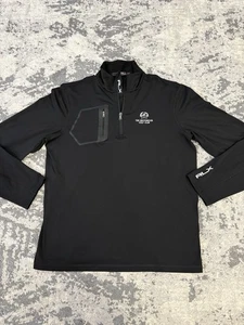 RLX Ralph Lauren Golf 1/4 Zip Herren M Performance schwarz The Broadmoor Golf - Bild 1 von 7