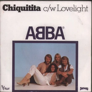 Abba Chiquitita 7" vinyl France Vogue 1979 7". sticker tear to top right front - Picture 1 of 4