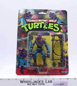 Foot Soldier 10 Back Teenage Mutant Ninja Turtles TMNT 1988 Playmates MOSC Nuevo - Imagen 1 de 4