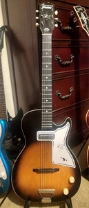 Vintage 60's Harmony H45 Stratotone Guitar Dearmond pickup - Strat Kay Supro - Picture 1 of 16