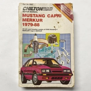 Chilton Model Specific Repair Manual Mustang Capri Merkur 1979-1988 No. 6963 - Bild 1 von 10