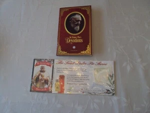 KONVOLUT 2 ST. PATER PIO ARTIKEL ANDACHT MIT RELIQUIE UND WEIHWASSER #ME3 - Bild 1 von 3