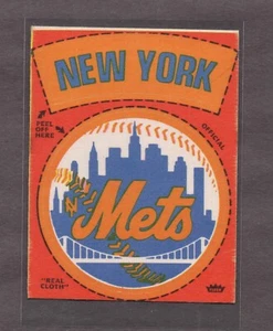 1968-72 Fleer Cloth Stickers Team Patch New York Mets - Bild 1 von 1
