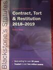 Blackstone's Statutes On Contract, Tort & Restitution 2018-2019 (Paperback,...