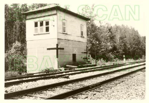 8D381 RP 1960s/70s? ERIE RAILROAD TOWER NIOBE JCT NY - Picture 1 of 1