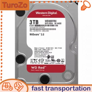 Western Digital WD30EFRX 3TB 5400RPM SATA 3.5" NASware 3.0 HDD Hard Disk Drive - Picture 1 of 4