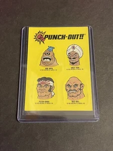 1989 Topps Nintendo Hippo Honda Bull Tiger Sticker Card #15 Punch-Out! - Picture 1 of 2