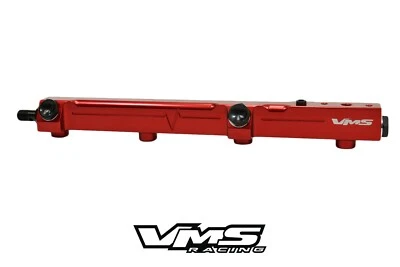 KIT DE RIEL DE COMBUSTIBLE ROJO VMS RACING PRO PARA 92-01 HONDA PRELUDE H22 Foto 1 de 4