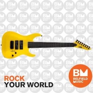 ESP LTD SC-608 Baritone Stef Carpenter Signature Electric Guitar 8-String Yellow - Picture 1 of 4