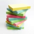 Pastel Square Sticky Notes / 4 Square Pads of 76mm x 76mm Size / 100 Sheets each
