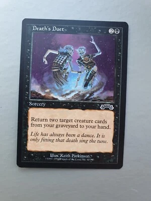 Death's Duet , MTG Exodus (1998), Common Black Sorcery NM - Image 1 of 2