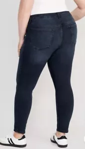 Old Navy Women’s 28 Jeans Mid Rise ROCKSTAR Super Skinny Stretch NEW - Picture 1 of 6