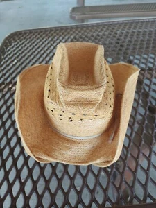 Saddle Up Western Store Straw Cowboy Hat. Size 7.25. - Picture 1 of 7