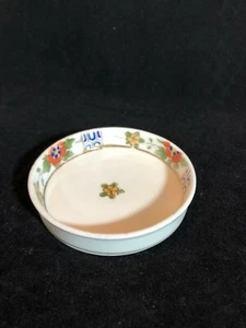 Vintage Nippon Hand Painted Small Dish with Flowers - Picture 1 of 8