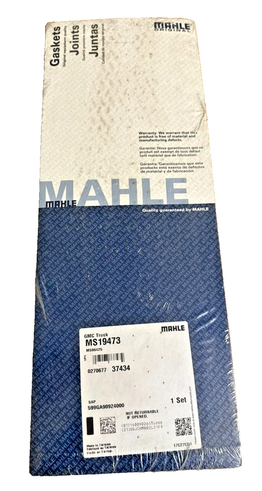 Juego de juntas de colector de escape Mahle OE MS19473 se adapta a Cadillac CTS Saturn 03-2004 Foto 1 de 2