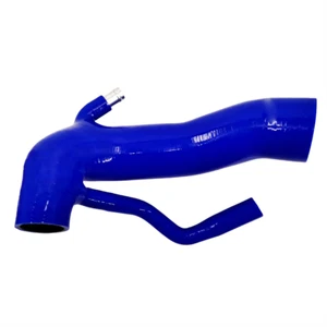 BLUE Silicone Radiator Coolant Intake Pipe Tubes For 2016-2018 Peugeot 208 GTI - Picture 1 of 4