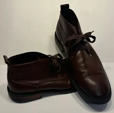 Marc New York Andrew Marc Mens size 10.5 Brown Leather Shoes - Image 1 of 4