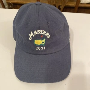 2021 Masters Golf Tournament American Needle Navy Hat Cap Strapback Hat - Picture 1 of 8