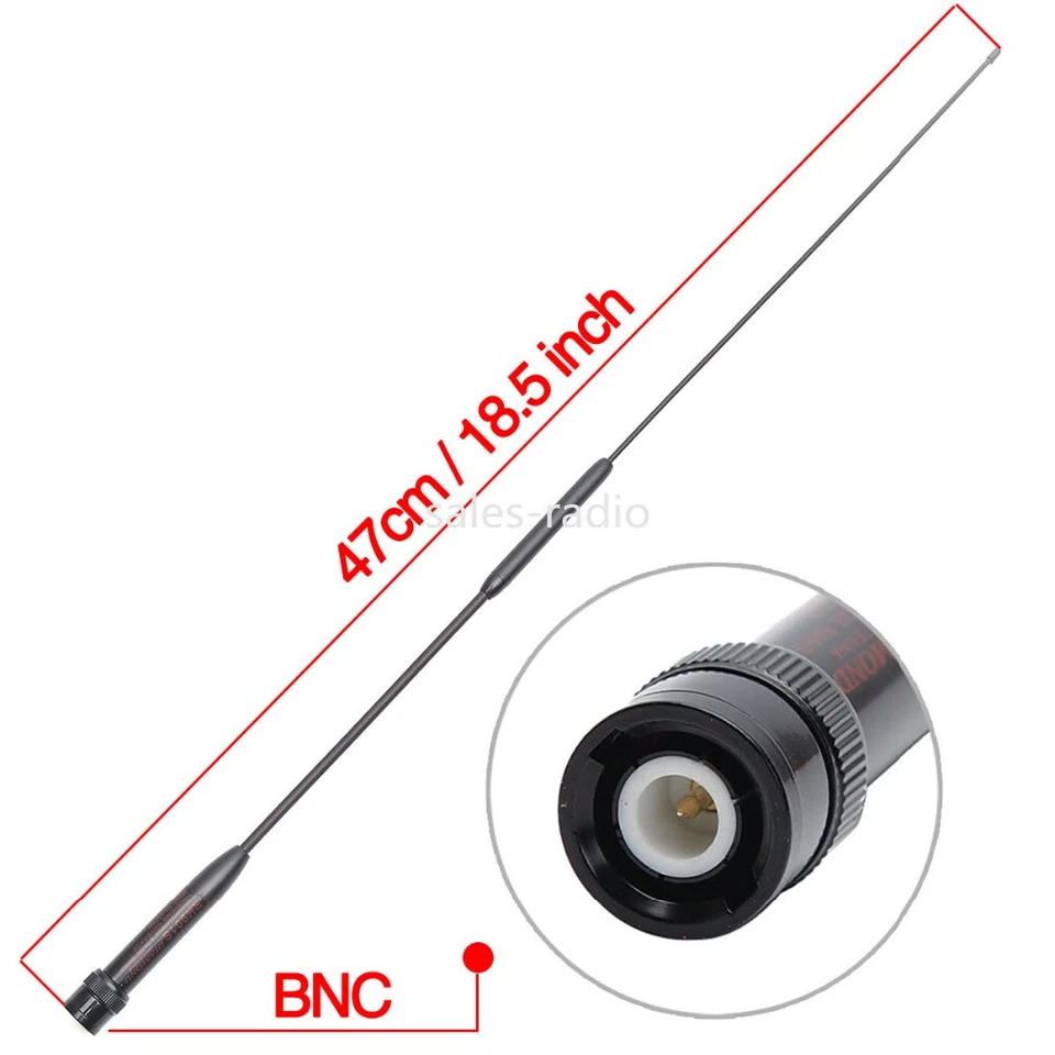 For Diamond RH901S BNC Dual Band High Gain Antenna ICOM IC-V82 V8 Kenwood Radios - Image 1 of 4