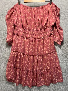 Trixxi Kleid Damen 3x Babydoll Stufen Ditzy Blumen Bauern Boho Prärie Landhaus - Bild 1 von 8