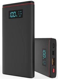 10000 MAH Usb-C Charge Rapide Portable Power Bank Avec LED pour Sonim XP5s XP8 - Photo 1 sur 10