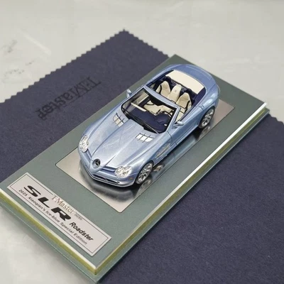 Modelo de coche de resina T Master 1:64 Mercedes-Benz SLR Roadster Ice Blue Limited Foto 1 de 4