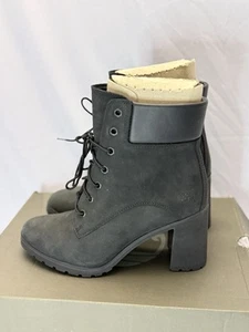 Timberland – Allington 6-Inch Boot – Black Nubuck – Lace-Up – Women’s 9M - Picture 1 of 13