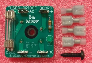 Big Daddy Fused Bridge Board for Williams System 3-11A, Data East, Sega pinball - Picture 1 of 2