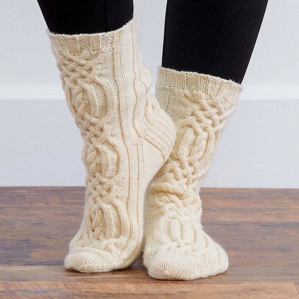 Patons® Cables & Ribs Socks Knit Kit - Image 1 of 1
