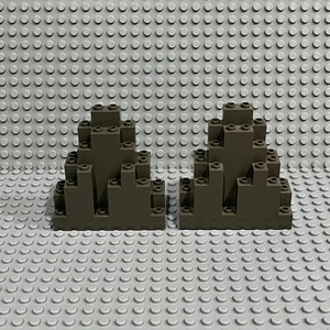 LEGO 6083 Dark Gray LURP Rock Panel 3x8x7 Triangular (Lot of 2) Castle - Picture 1 of 1