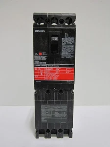 SIEMENS CED63B070 Breaker CED6 3P 600V 70A, Black - Picture 1 of 2