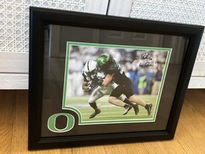 Bryce Boettcher Oregon Ducked Framed And Signed 8x10 Photo Auto Autograph - Picture 1 of 4