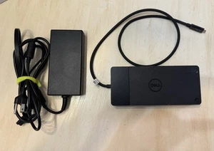 Estación de acoplamiento Dell WD19TBS Thunderbolt puerto de pantalla HDMI con adaptador de CA de 180 W - Imagen 1 de 9