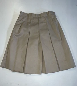 Girls School Uniform Khaki Culotte / Split Skirt - New! Sizes 3 - 18H and Teen - Picture 1 of 8