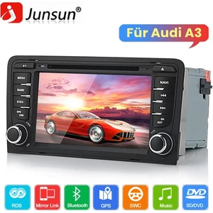 DVD CD Für Audi A3 8P 2003-2012 Autoradio GPS SAT NAVI BT Carplay SWC RDS - Bild 1 von 16