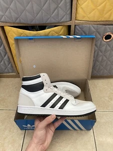 Adidas Top Ten RB weiß schwarz Turnschuhe Schuhe neu im Karton Größe 11,5 UK Herren GX0741 - Bild 1 von 16
