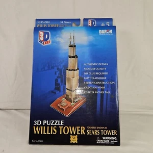 Willis / Sears Tower 3D Puzzle - 51 Piece - Over 24" Tall # CF083H Daron - Picture 1 of 4