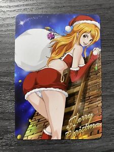 Nami Doujin Alt One Piece Swimsuit ACG Goddess Waifu Fan Card Holo Anime Beach