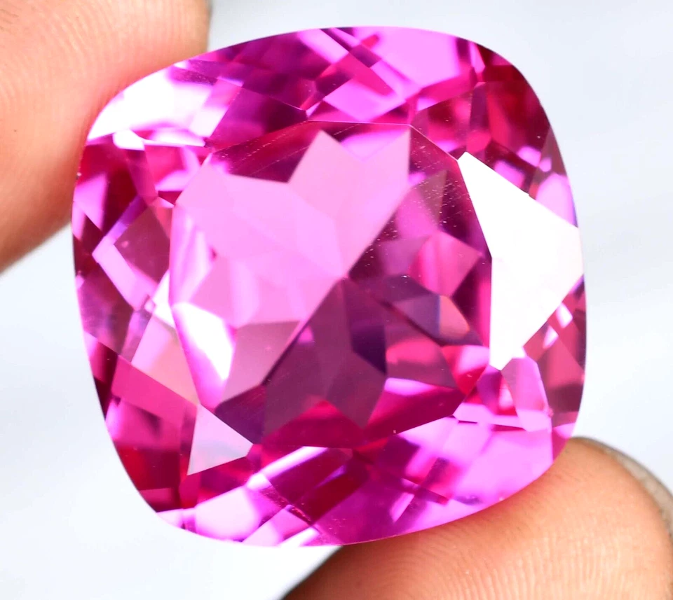 Flawless 98.40 Ct Natural Mogok Pink Ruby BIG-SIZE Certified Treated Gemstone - Image 1 of 4