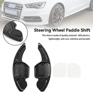 Steering Wheel Shift Paddle Shifter Extension Fit Audi A3 A4 A5 A6 A7 A8 Q5 Q7 U - Picture 1 of 18