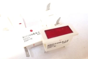 RED NEON INDICATOR LAMP C430FA 250VAC LIGHT POWER INDICATOR X4 PER SALE - Picture 1 of 6