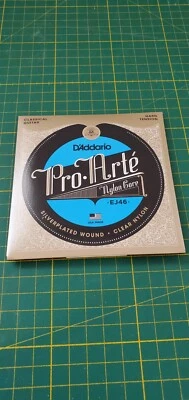 D'Addario EJ46 Pro Arte Hard Tension Guitar Strings Clear Nylon Saitensätz