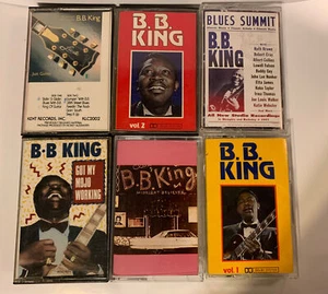 6x Cassette Tape Lot BB King Blues RnB (No Vinyl) - Picture 1 of 5