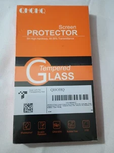QHOHQ Screen & Camera Lens Protector iPhone 15 Pro 6.1" Tempered Glass 3 Pack - Picture 1 of 3
