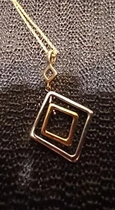 Vintage Geometric Design Neckace - Picture 1 of 1