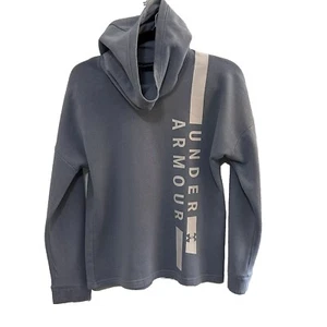 Under Armour Sweatshirt Men's Sz S High Neck Graphic Print  Loose Fit  Pullover - Picture 1 of 6