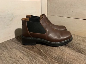 Botas para mujer Josef Seibel EE. UU. 6/37 Chelsea cuero marrón tirar informales cómodas - Imagen 1 de 8