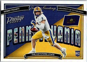 2022 Panini Prestige #SG-1 Kenny Pickett Seasons Greetings - Picture 1 of 2